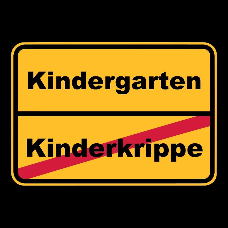 Ortsschild Kinderkrippe