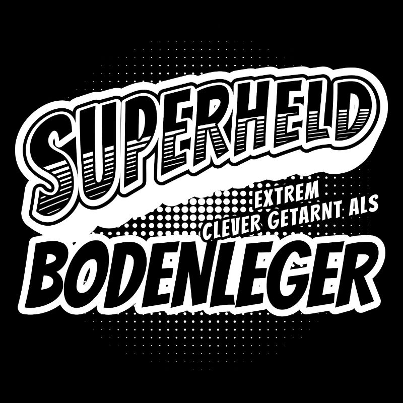 Superheld, clever getarnt als Bodenleger