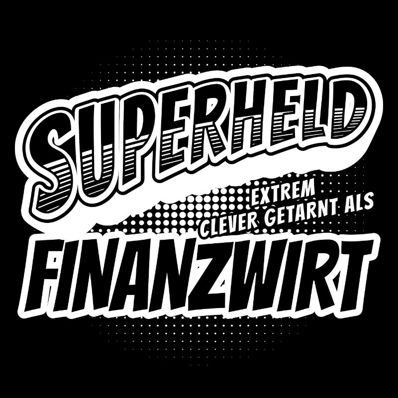 Superheld, clever getarnt als Finanzwirt