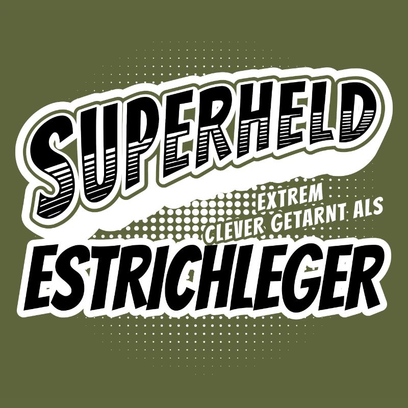 Superheld, clever getarnt als Estrichleger
