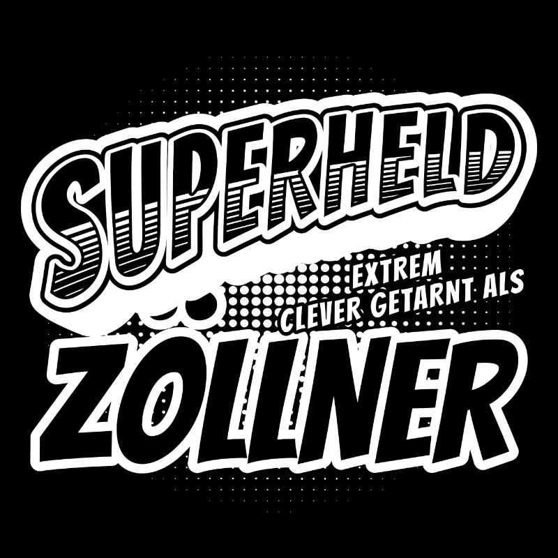 Superheld, clever getarnt als Zöllner