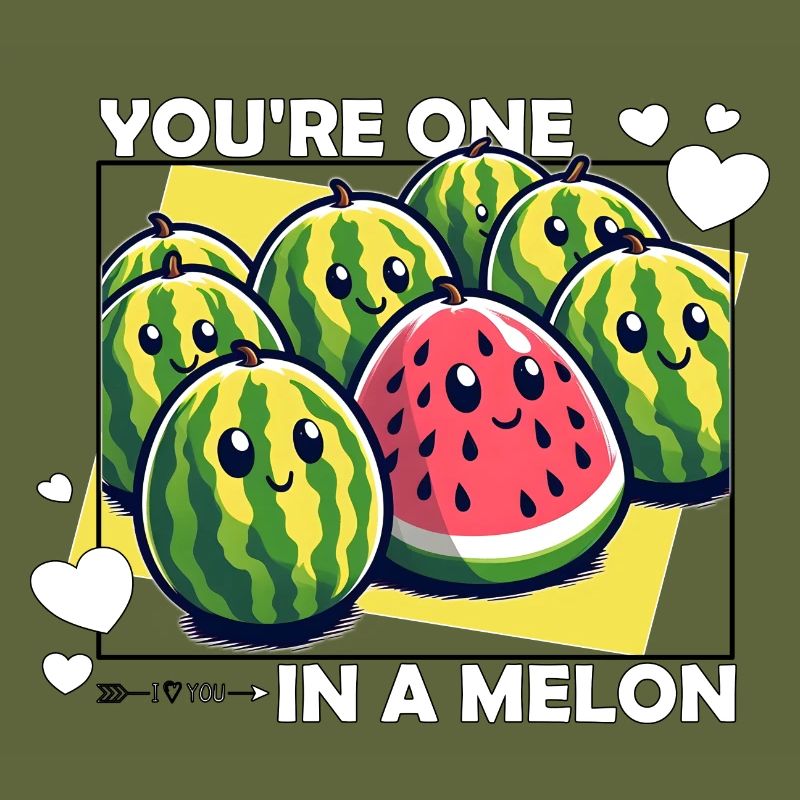 SIE SIND EINER IN EINER MELONE