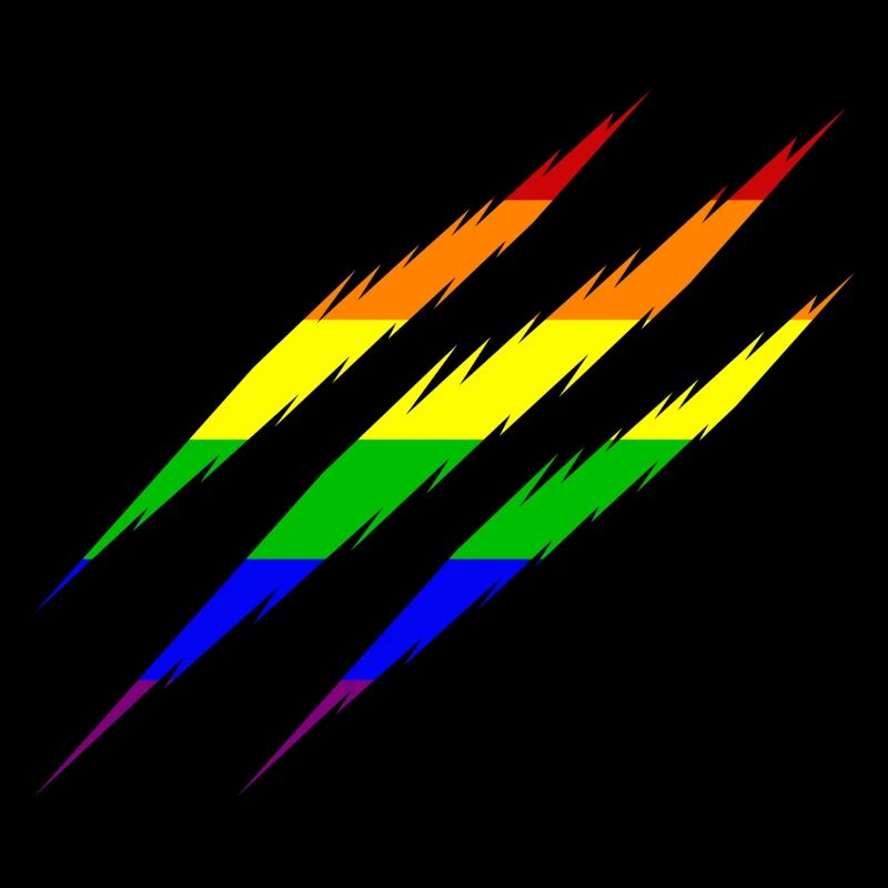 Rayures LGBT Rainbow
