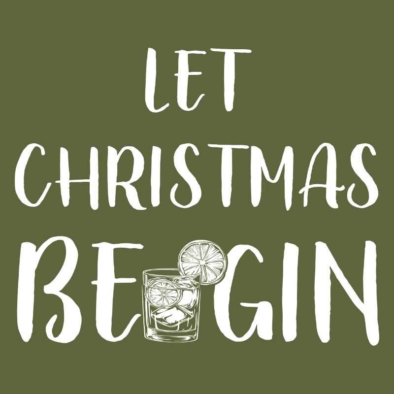 Que Noël commence - Gin Saying