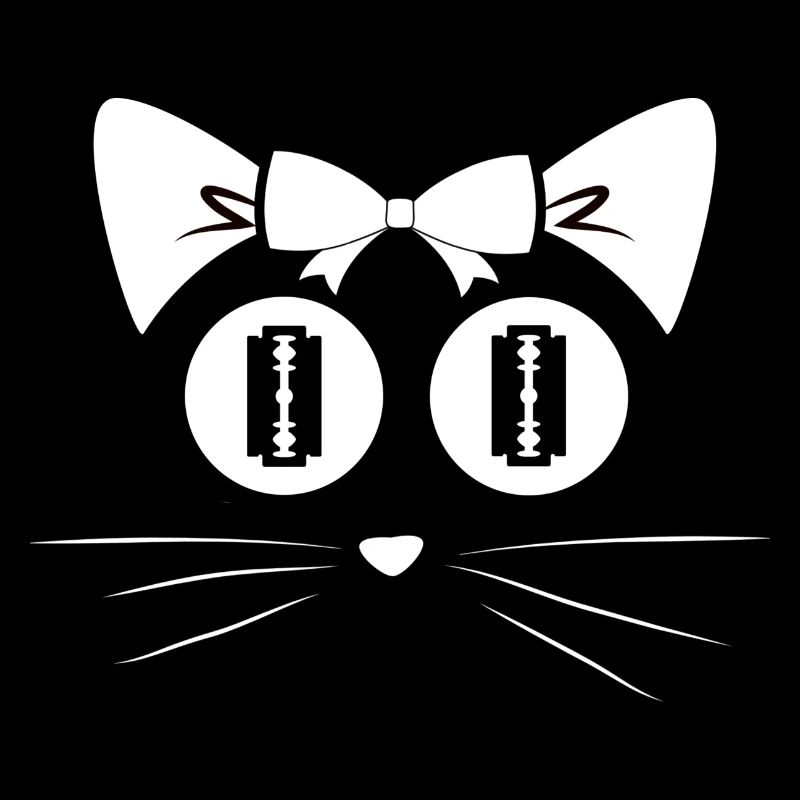 Chat Yeux de chat du gros chat ronronnant Mietz