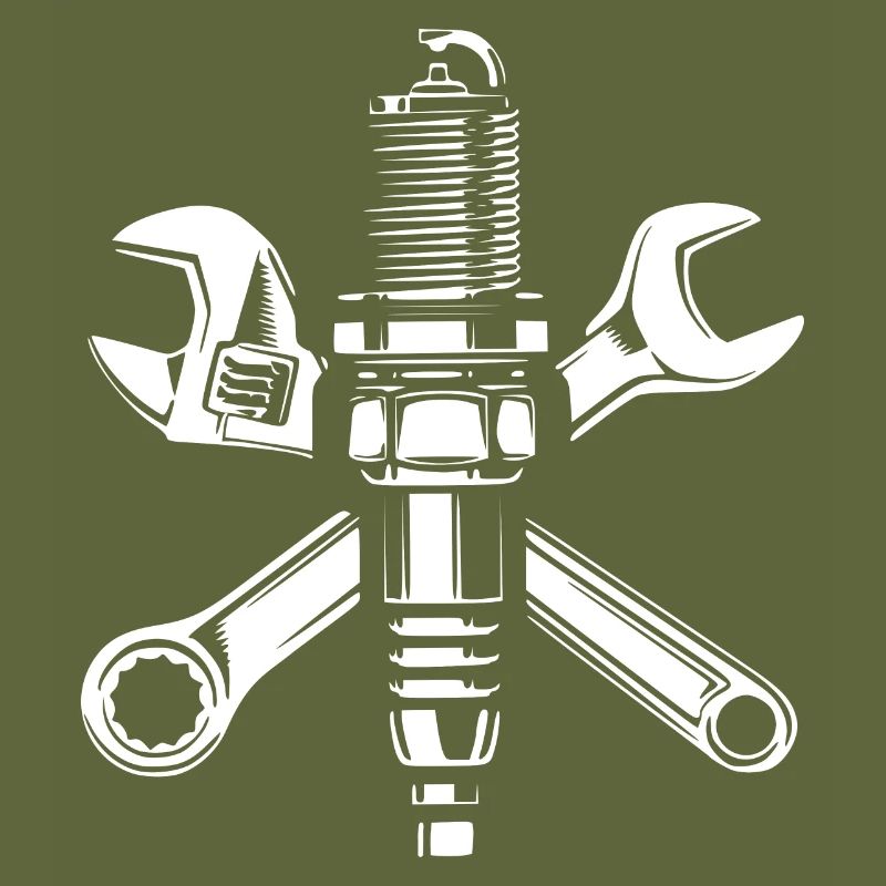 Screwdriver - Garage - Spark plug and keys
