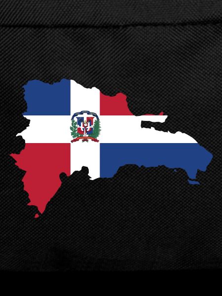Dominican replica map flag
