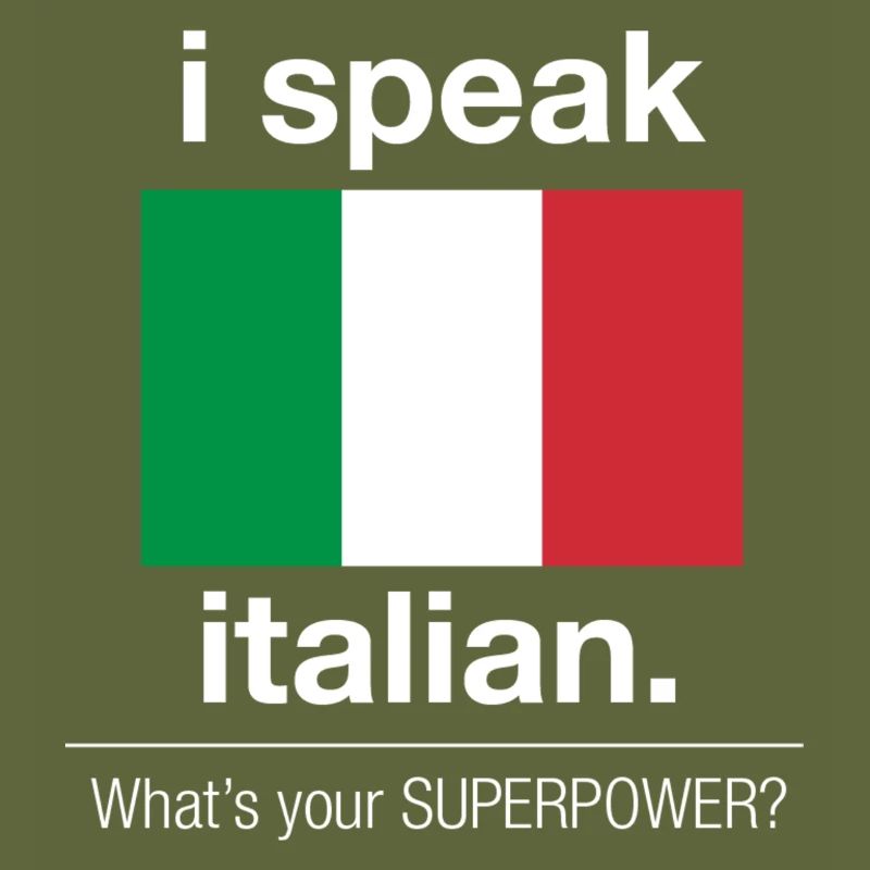 I speak Italian