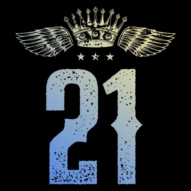 21 Number crown