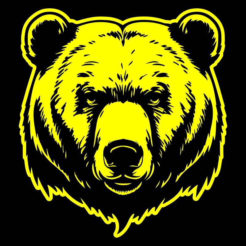 Tête de grizzli d’ours