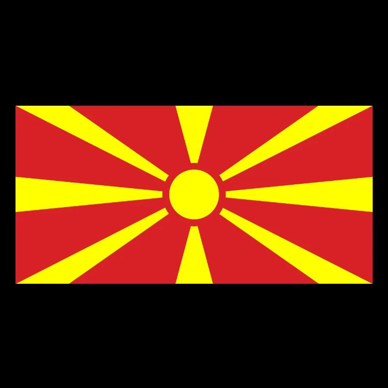 Drapeau de la Macédoine
