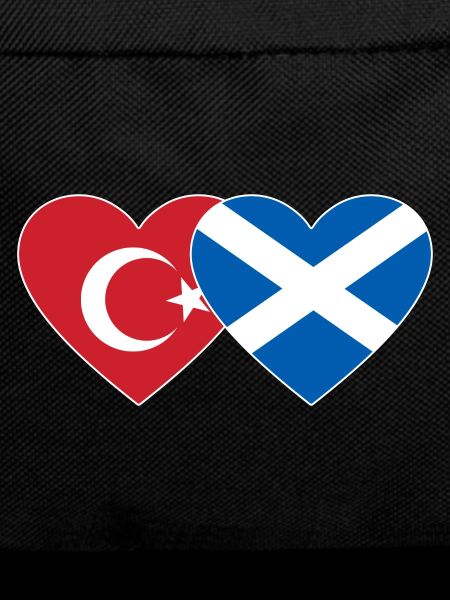 Turkey Scotland Flag Heart