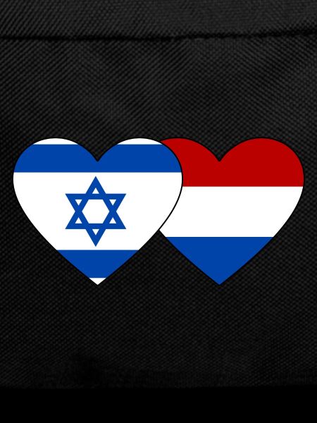 Israel Holland Flag Heart