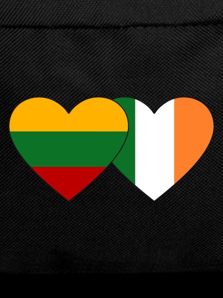 Lithuania Ireland Flag Heart