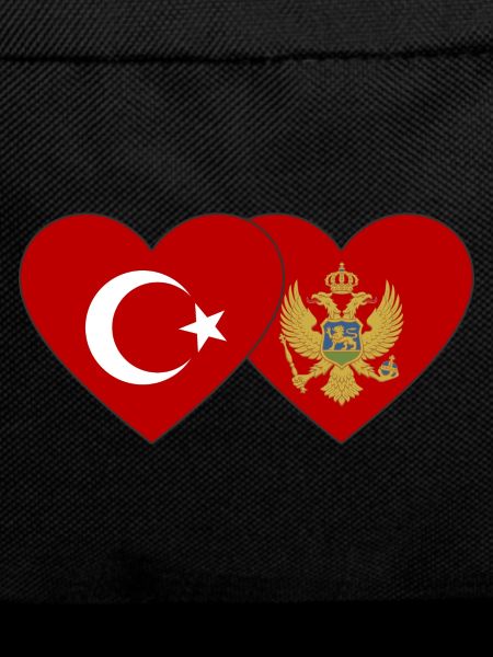 Turkey Montenegro flag