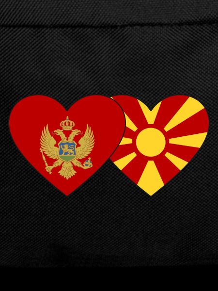 Montenegro Macedonia flag