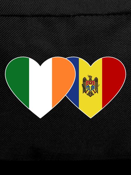Ireland Andorra Flag Heart