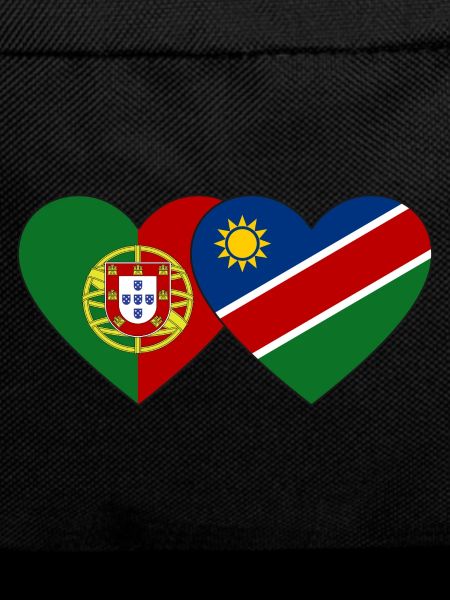 Portugal Namibia Flag Heart