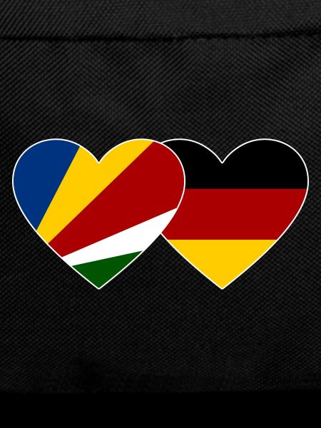 Seychelles Germany Flag Heart