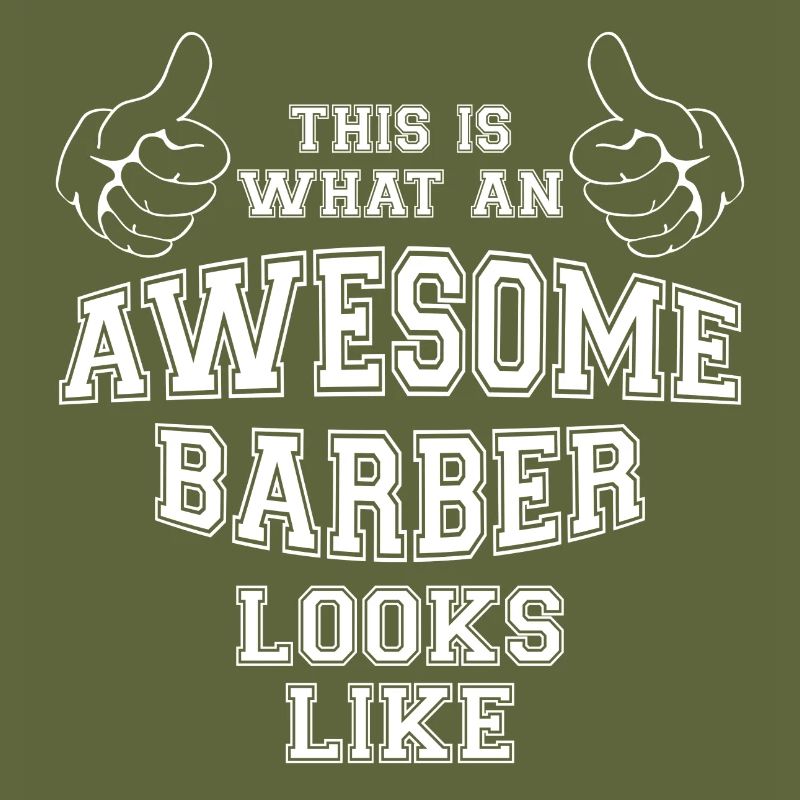 Cool C'est ce à quoi ressemble un coiffeur impressionnant