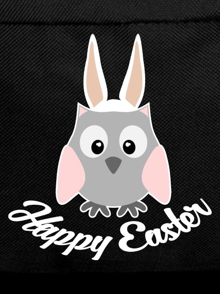 Frohe Ostern Eule Uhu