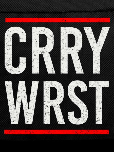 Currywurst design in HipHop Style