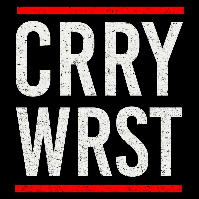 Currywurst design in HipHop Style