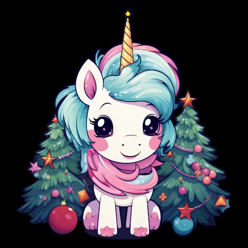 Christmas unicorn: magic on the Christmas tree