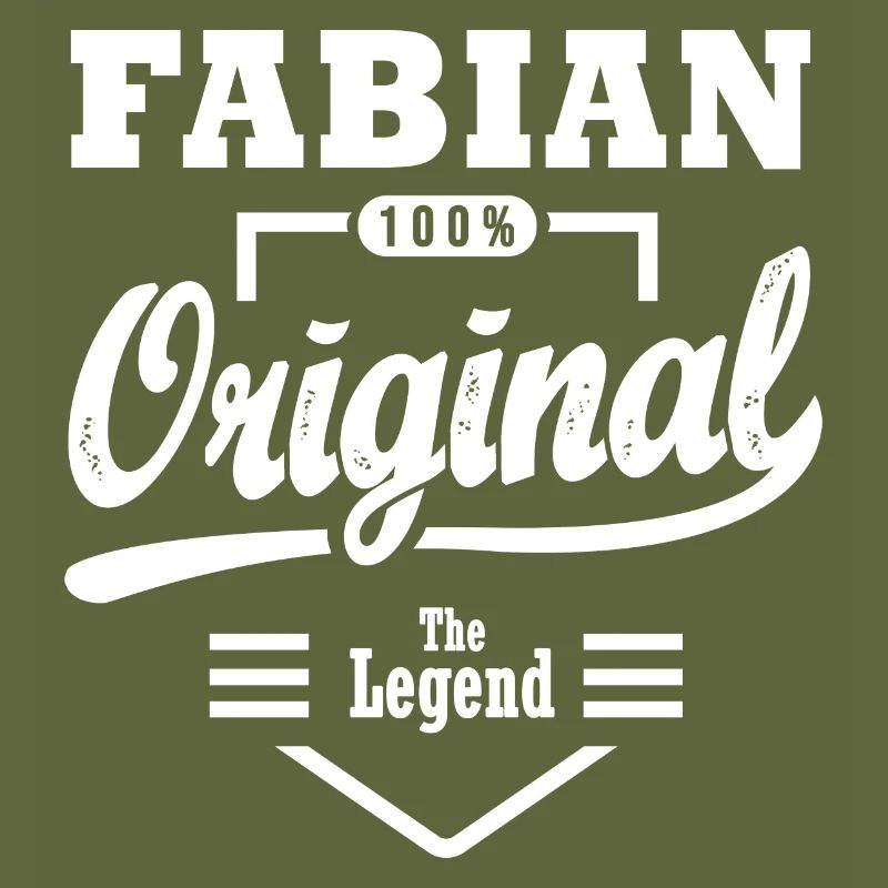 Fabian original personalisiertes Geschenk Vorname fabian