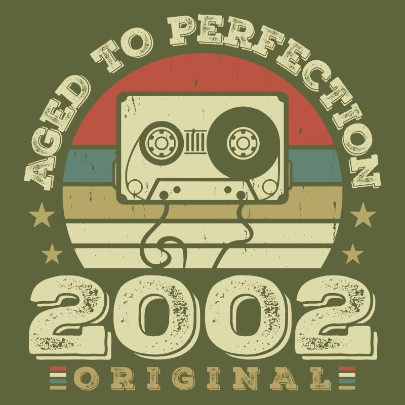 Original Vintage Anniversary Gift Idea 2002