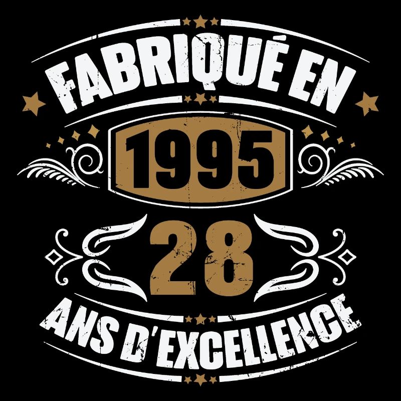 Cadeau d'anniversaire 28 ans, Fabriqué en 1995