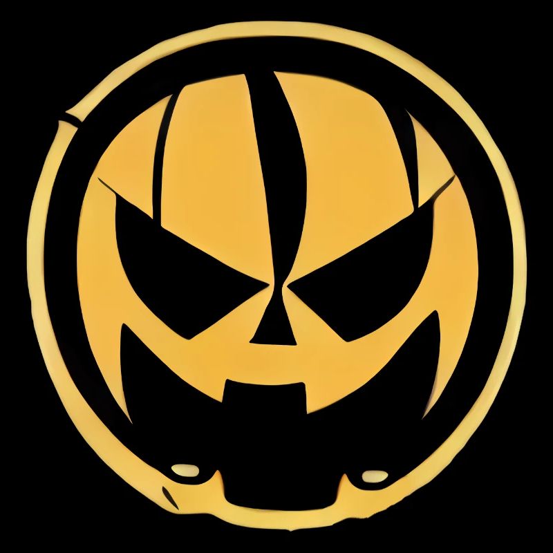 Spooky Pumpkin Halloween Icon