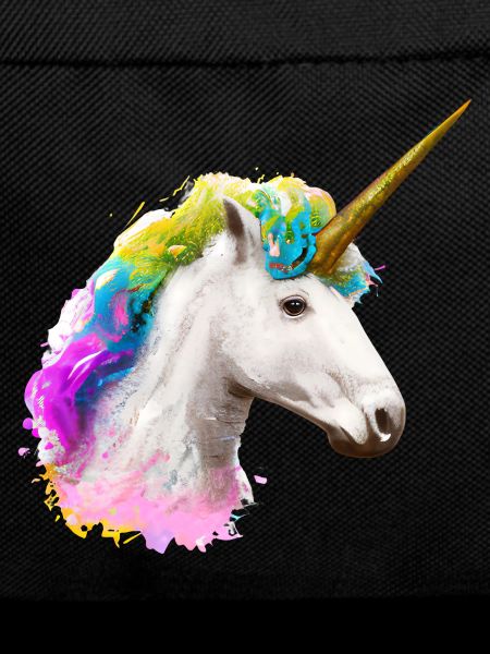 Farbenfrohes Einhorn