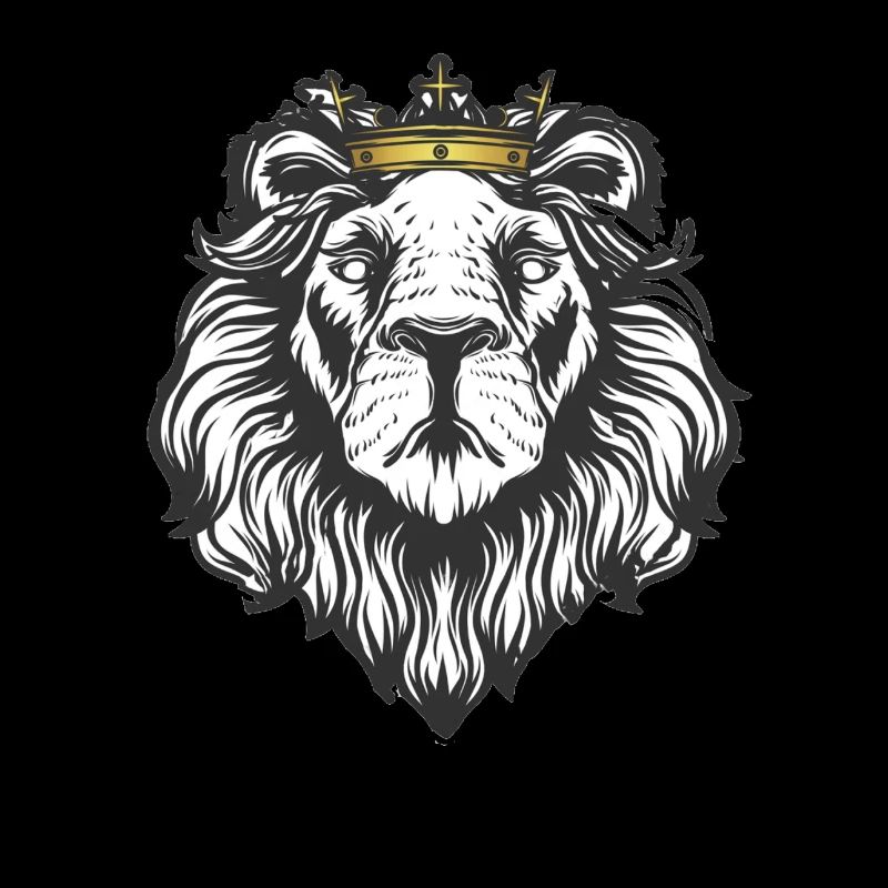 Lion with crown