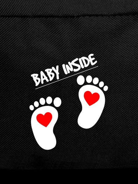 Baby inside füßchen und herzchen