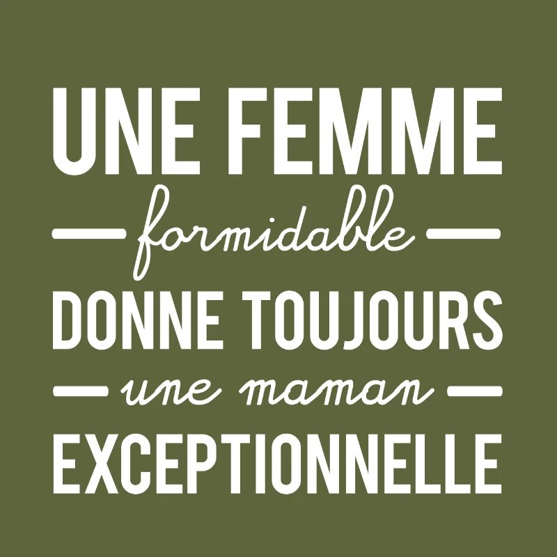 Femme formidable maman exceptionnelle cadeau