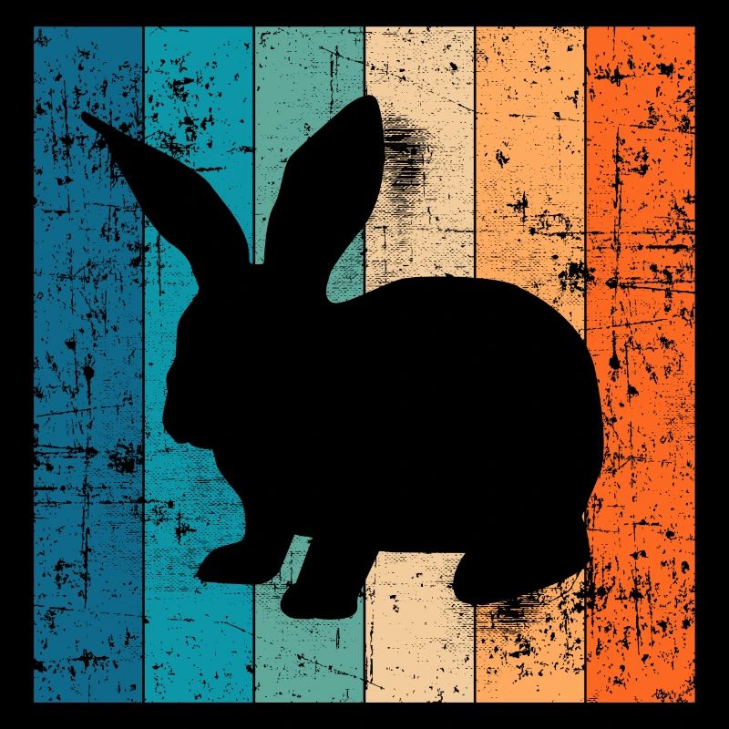 Rabbit Easter Retro Gift