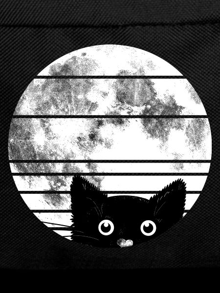Cat with moon
