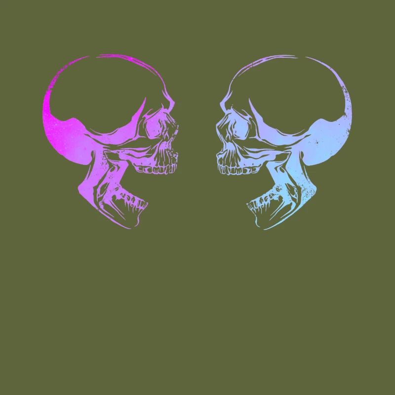 Double skull art