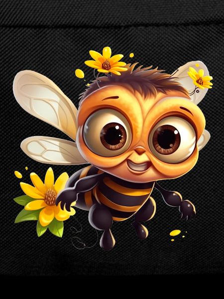 Funny honey bee