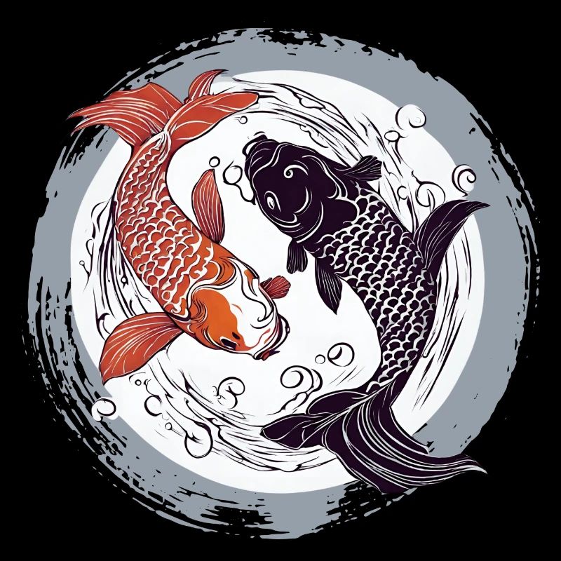 Koi yin yang