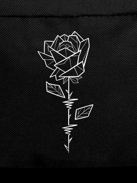 White rose geo style
