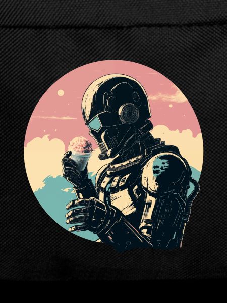 Robot with ice cream