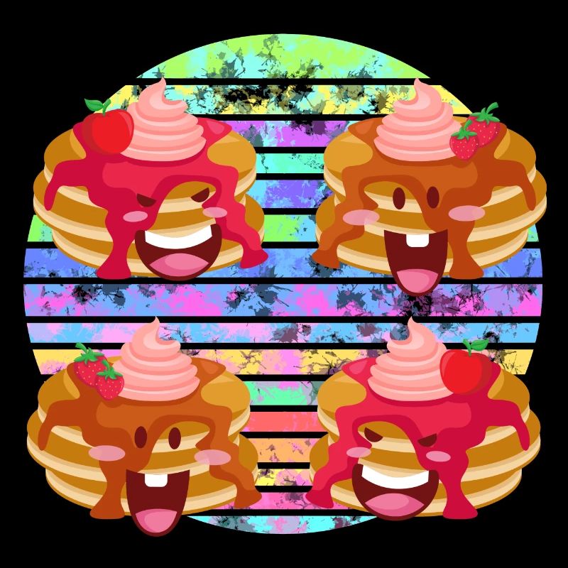 pancake fruit sauce party