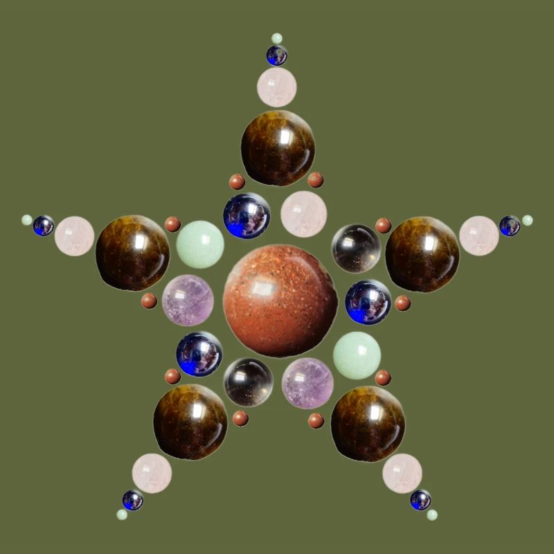 Etoile de pierre précieuse - Boules