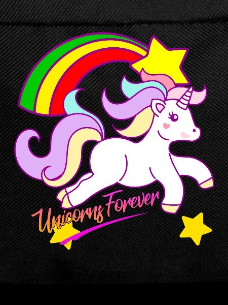 Regenbogen-Einhorn Forever