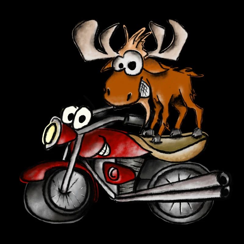 Moose à vélo