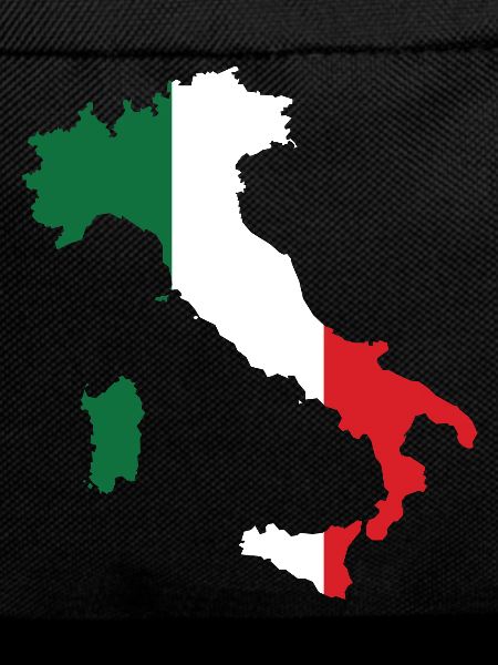 Italy Flag Map