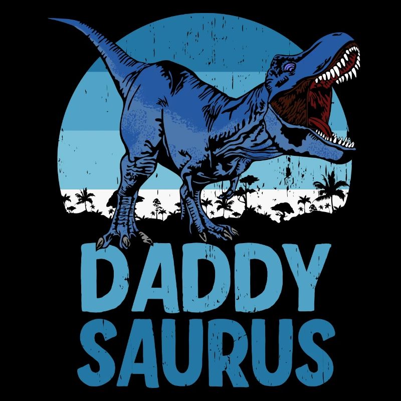 Daddy Saurus Dadsaurus Dinosaur Family