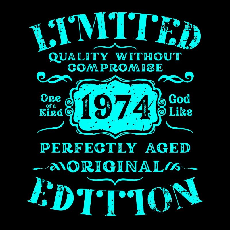 Geburtstag 1974 Limited Edition Geschenk Used Cool